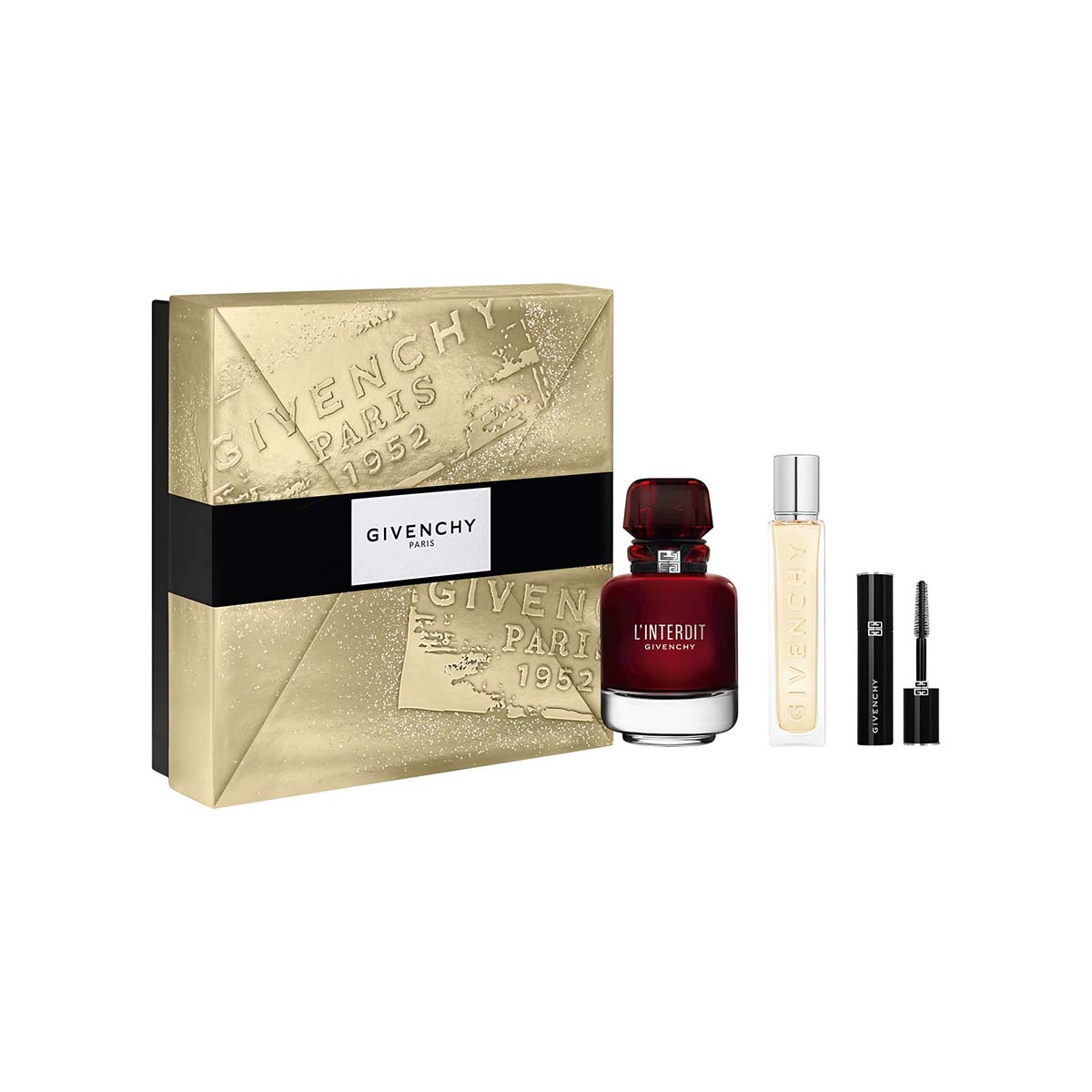 Givenchy - L'Interdit - Coffret Eau de Parfum Rouge, vaporisateur de voyage et mascara