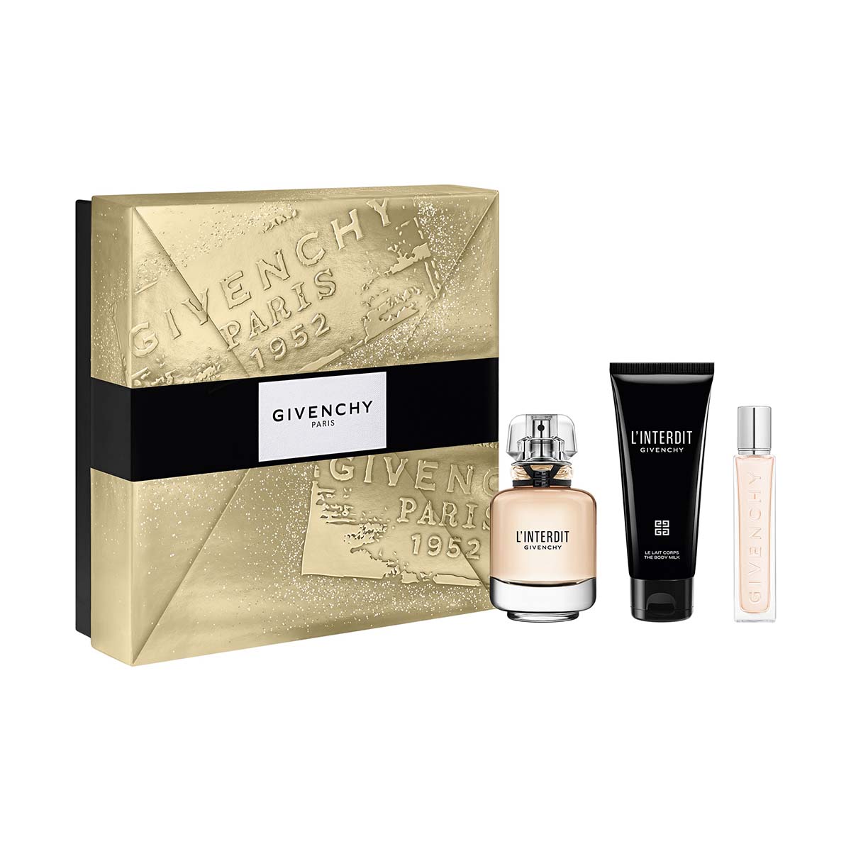 Givenchy - L'Interdit - Coffret Eau de Parfum, lait pour le corps et vaporisateur de voyage