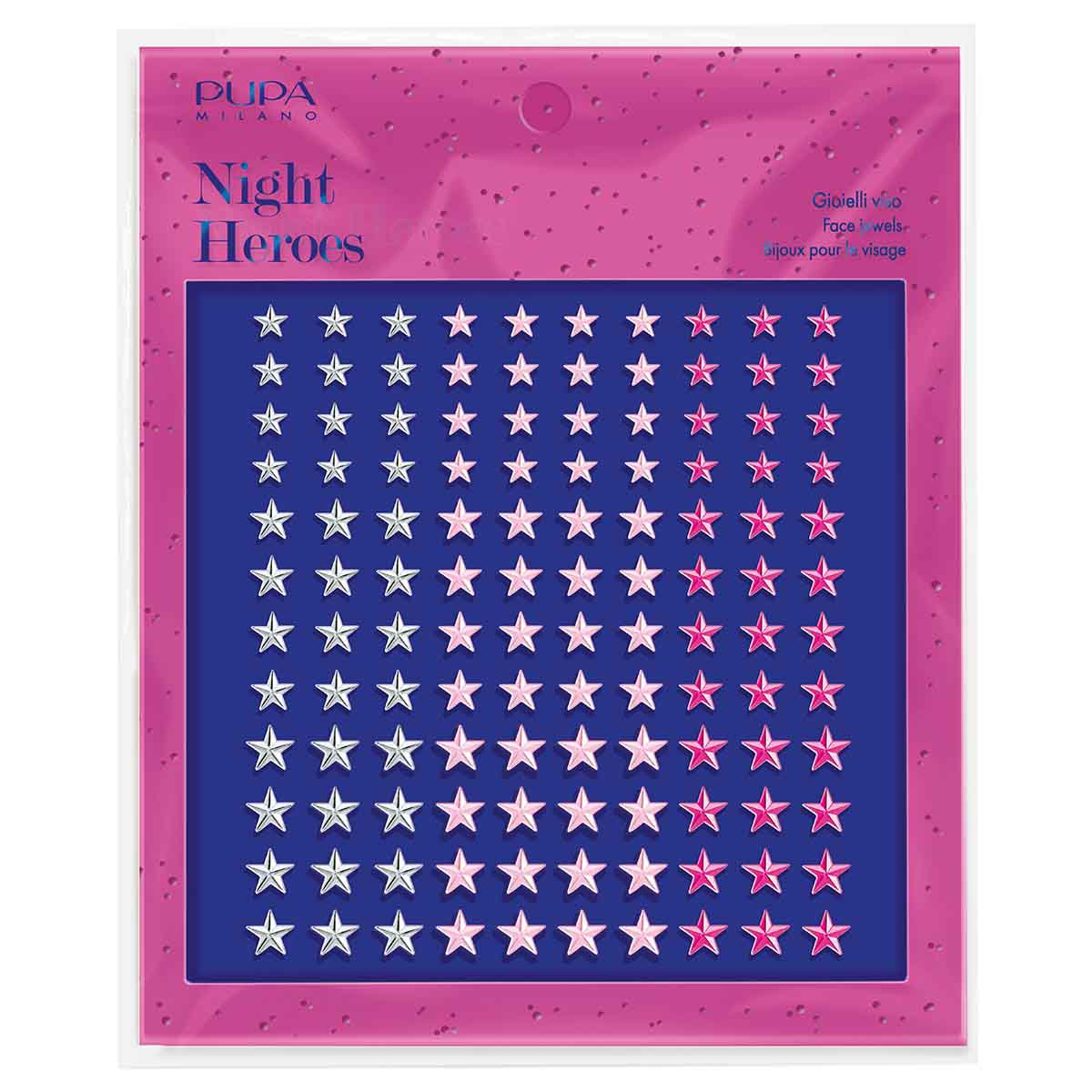 Pupa - NIGHT HEROES - Bijoux pour le visage Stars